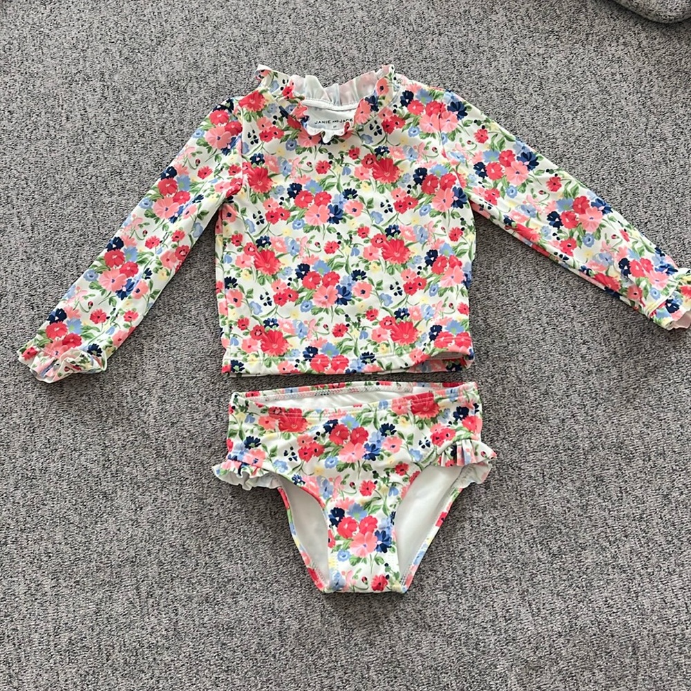 Janie and Jack - girls swimsuit - 2T